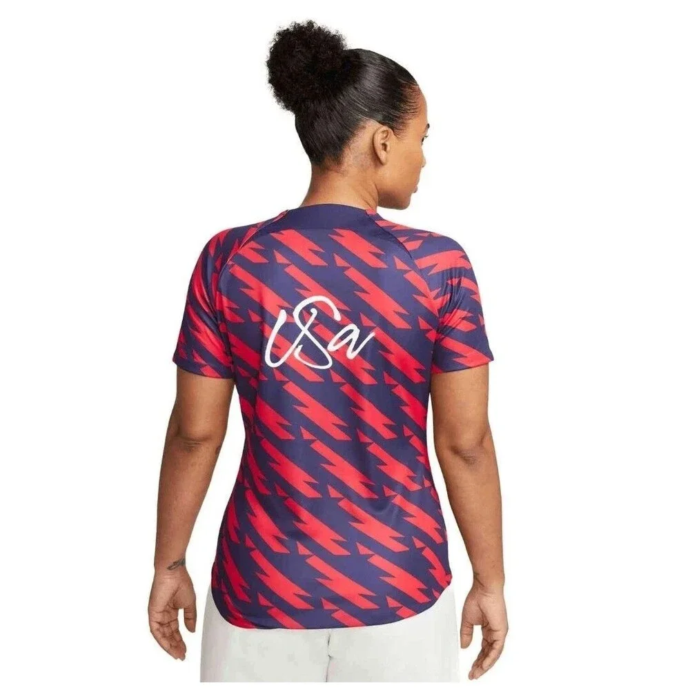 Nike Team USA USWNT Soccer/Football Jersey red blue Women’s Medium DR5046-670